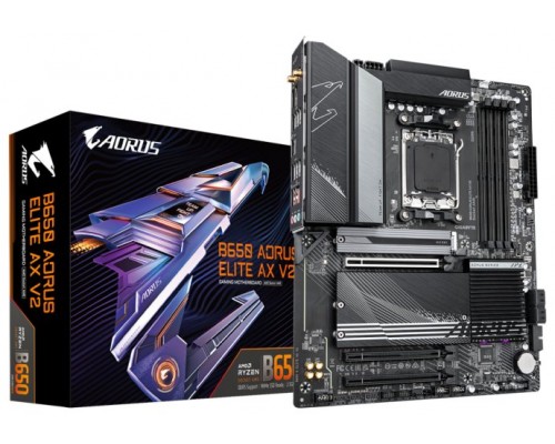 Gigabyte B650 AORUS ELITE AX V2 placa base AMD B650 Zócalo AM5 ATX (Espera 4 dias)